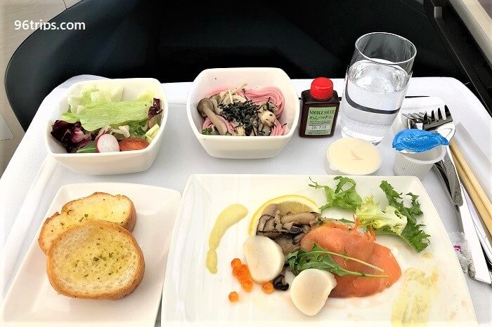 機内食 キャセイパシフィック航空cx503ビジネスクラス エアバスa330 体験記