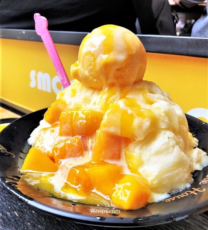 台湾スイーツ 有名なマンゴーかき氷を初体験 永康街 思慕昔 本店